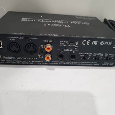 Roland UA-55 Quad-Capture USB 2.0 Audio Interface 2010s - Black image 2
