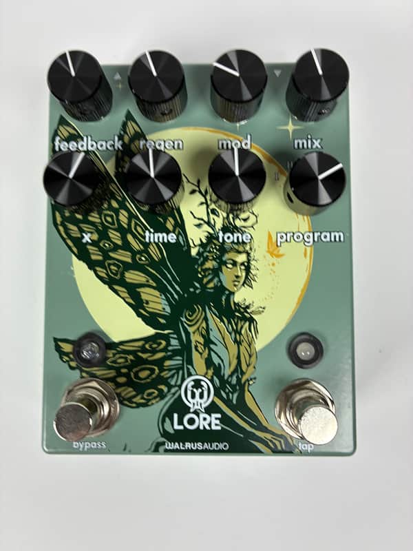 Walrus Audio Lore Reverse Soundscape Generator - Muted Green / Dark Green Fairy - Excellent Condition with Box and Documents