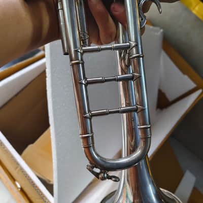 Selmer balanced trumpet 1957 S/N 18719 1957s - Silver plating image 7