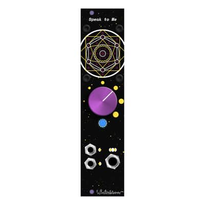 Winterbloom Speak To Me Eurorack Speaker Module (Gold/Fuchsia) image 1