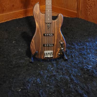 Warmoth Warmoth Full Custom Swamp Ash P-Bass (2024) - Natural Wood Texture - Seymour Duncan Pickups 2024 - Natural Wood Texture image 3
