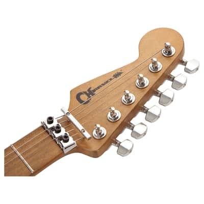 Charvel Henrik Danhage Limited Edition Signature Pro-Mod So-Cal Style 1 HS FR M Electric Guitar - White Relic image 4