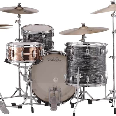 Ludwig Classic Maple Fab 22 Shell Pack - Vintage Black Oyster (L84233AX1QWC) image 4