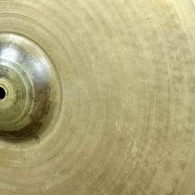 15" Zildjian A 1940s 1st Stamp / 2nd Stamp / Pre-Trans Stamp Small Ride / Hi-Hat Bottom Single Cymbal 1548g *Video Demo* image 3