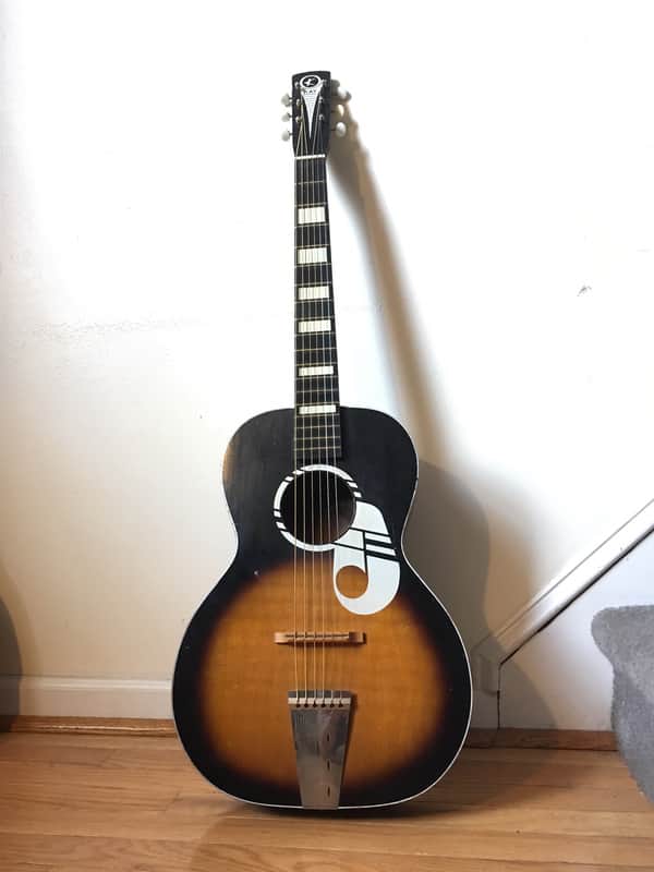 Vintage KAY "Music note" parlor guitar 50's - 60's image 1