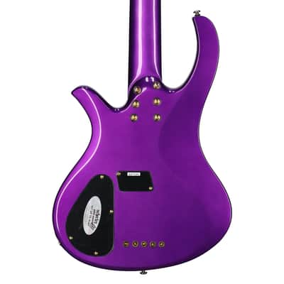 Schecter FreeZesicle-5 Electric Bass, 5-String, Purple image 7