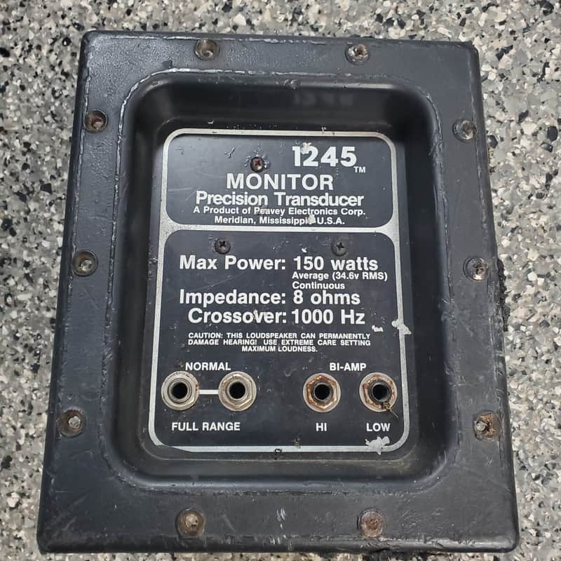 Peavey 1245 passive x-over image 1