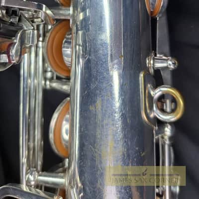 NO TARIFFS - Vintage Yamaha YAS-62S Silver Alto Saxophone Purple Logo image 11