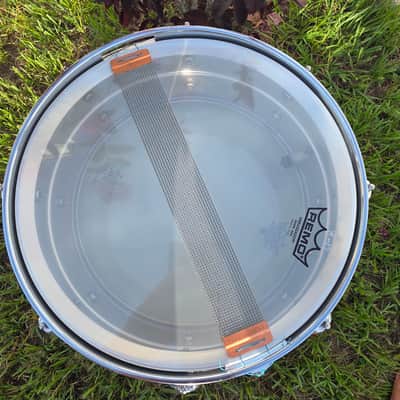 Ludwig No. 404 Acrolite 5x14" 8-Lug Aluminum Snare Drum with Keystone Badge July 1969 - Matte Aluminum image 8