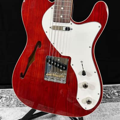 Keith Holland Custom T-NS-Thinline - Translucent Red Wine image 7