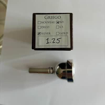 Griego 1,25 Embouchure trombone basse. - Argenté image 6