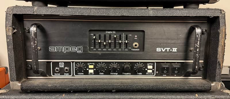 Vintage Ampeg SVT-II Bass Head - Black
