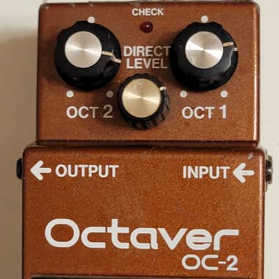 1982 Boss OC-2 Octaver - Rare Early Made in Japan Black Label - Pristine image 3