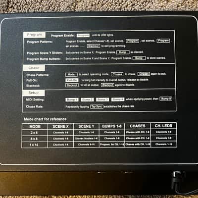 American DJ Elation STAGE-SETTER 8-Channel Lighting Controller 2010s - Black image 2