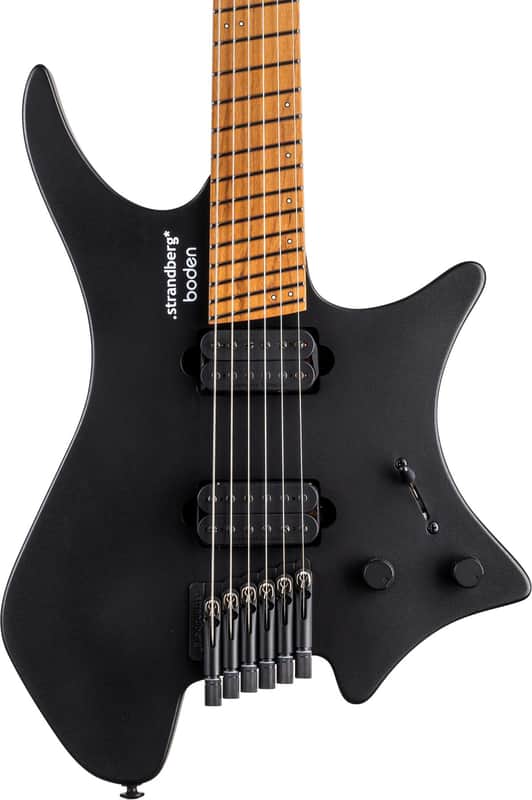Strandberg Boden Standard N2.6 Electric Guitar - Black Satin Metallic image 1