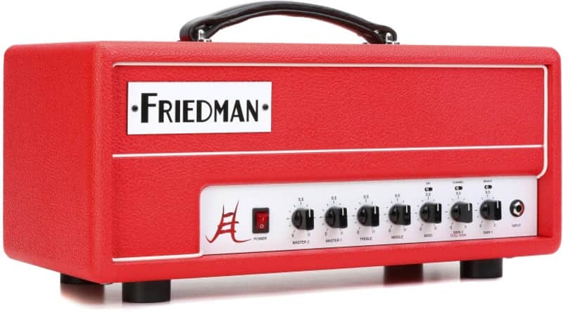 Friedman JEL-20 Jake E. Lee 20-watt Tube Head - Red Bronco Tolex (JEL-20d4) image 1