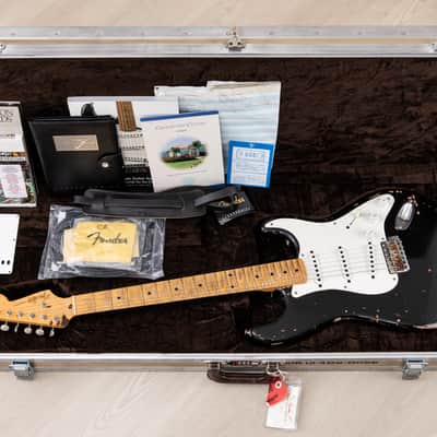 2006 Fender Masterbuilt Chris Fleming Eric Clapton Blackie Tribute Mint w/ Duck Bros Case, Tags, Receipt image 19