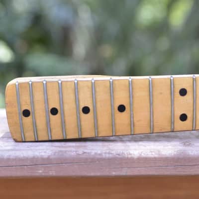 1972 Vintage Fender Stratocaster 3-Bolt NECK Maple Original Frets 1970's Strat Guitar image 15