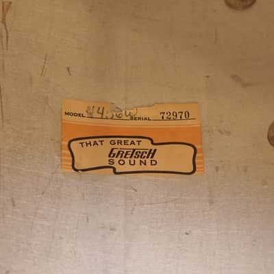 Gretsch 12/13/16/22" Drum Set - 1970s Yellow Lacquer image 21