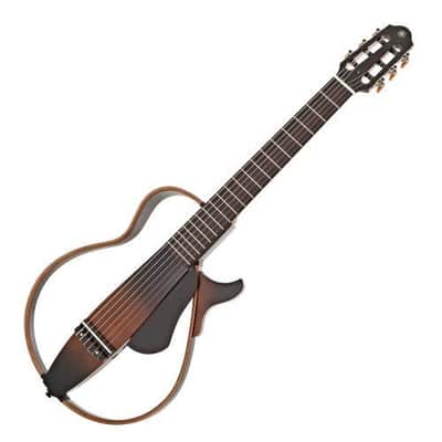 Yamaha   Slg200 S Tbs Tobacco Brown Sunburst Silent Guitar image 1