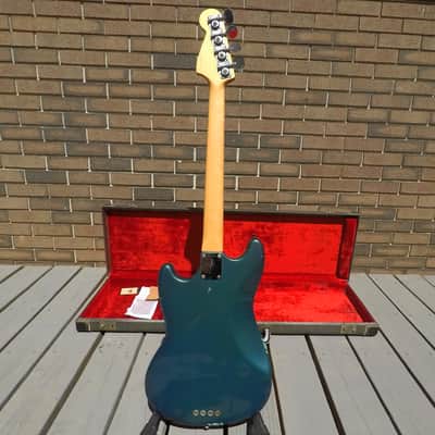 Collector 1968 Fender Mustang Bass Competition Burgundy One Owner image 2