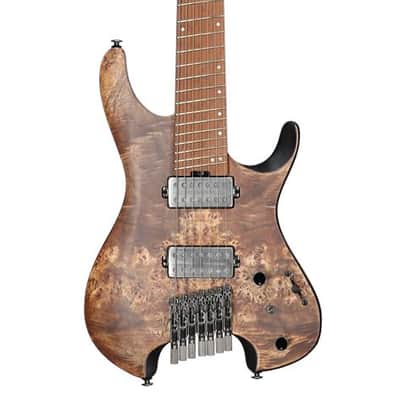 Ibanez QX527PB Quest 7-String Electric Guitar with Gig Bag Antique Brown Stain image 2