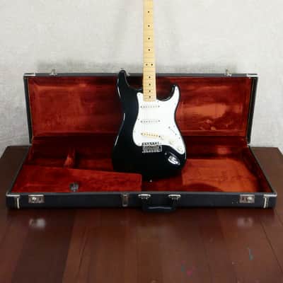 Fender Stratocaster 1974 - Black w/OHSC USED #558316 image 1