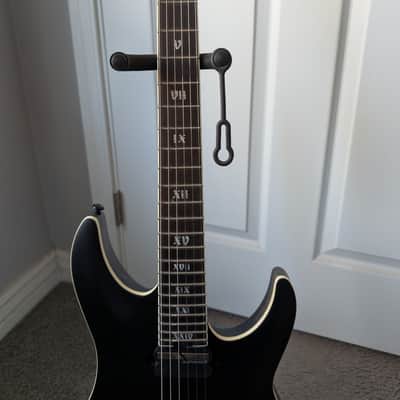 Schecter C-1 FR S SLS Evil Twin Satin Black image 4