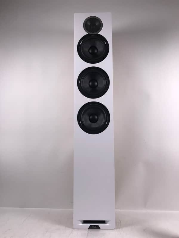Elac Debut Reference DFR52 Tower Speaker (White/Oak) image 1