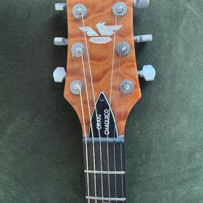 Carvin CC275 Craig Chaquico Thinline Acoustic Electric 2000s - Quilted Maple image 4
