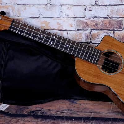 Cordoba 35T CE Tenor Ukulele 2021 Model w/Cordoba Gig Bag in Natural image 1