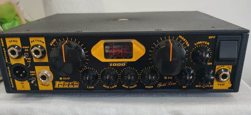 Markbass Little Mark Vintage 1000 1000-Watt Bass Amp Head 2021 - Present - Black image 1