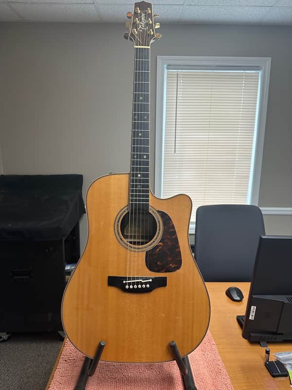 Takamine P7DC Pro Series 7 Dreadnought Cutaway Acoustic/Electric Guitar 2010s - Natural Gloss image 1