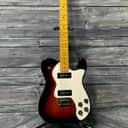 Used Fender Modern Player Telecaster Thinline Deluxe Guitar with Gig Bag -Sunburst