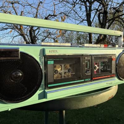 AIWA CS-W55 Rare Vintage Cassette Deck Boombox Japan Warranty image 24