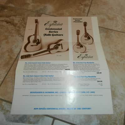 Vintage 1970 Espana Centennial Series Catalog and Price List w/ Original Envelope! image 4