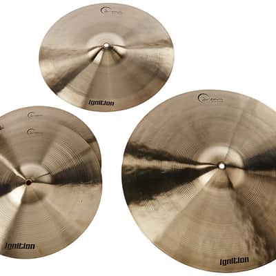 Dream Cymbals IGNCP3 Ignition Series 3 Cymbal Pack - 14-Inch Hi Hats, 16-Inch Crash & 20-Inch Ride image 1