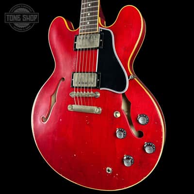 Gibson Custom 1961 ES-335 Reissue Heavy Aged 60s Cherry w/case 150693 image 3