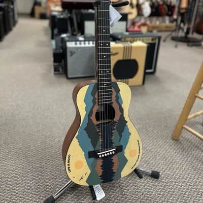 Martin LX1 Limited Edition 'Life Is Good' Little Martin Acoustic Guitar w/ Case image 1
