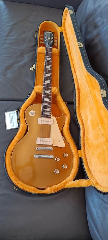 gibson les paul standard custom shop gold top p90 reissue 68 image 1