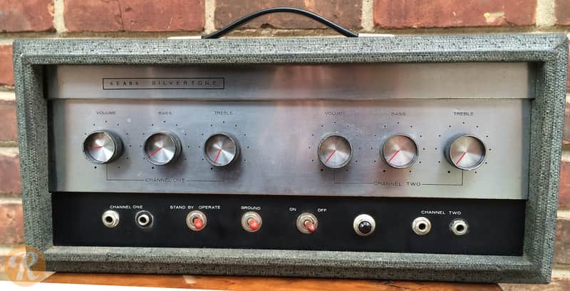 Silvertone Model 1483 23-Watt Bass / Guitar Head image 1