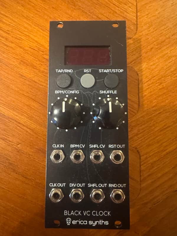 Erica Synths Black VC Clock V2 2014 - Present - Black image 1