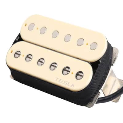 Tesla VR-60 CLASSIC Humbucker Guitar Pickup. Bridge. Cream. Made in Korea image 1