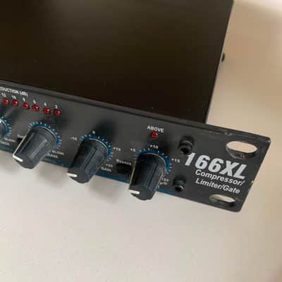 dbx 166XL Stereo Compressor / Limiter / Gate 2000s - Black image 2
