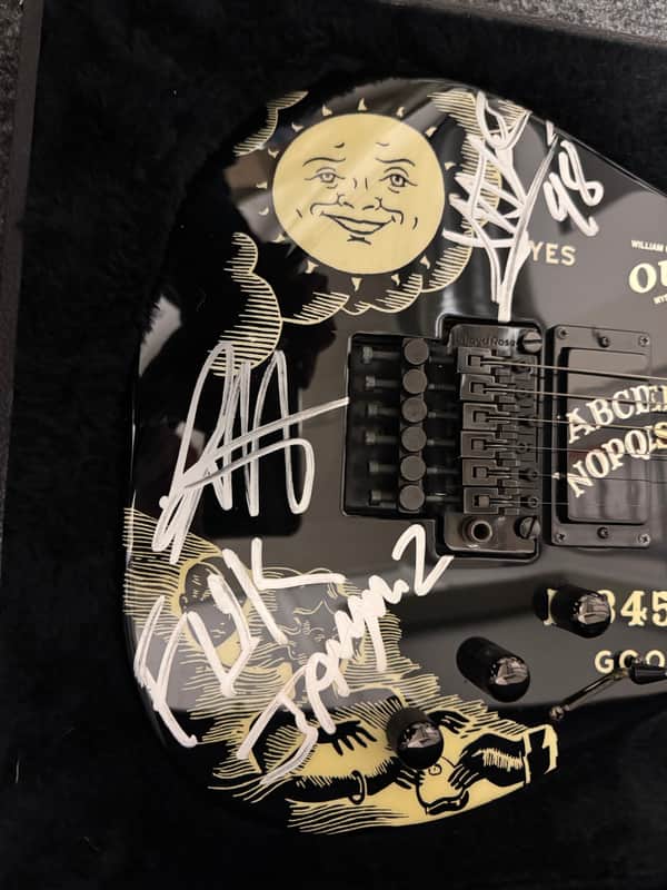 ESP KH-2 Ouija Kirk Hammett Signature 1998 - Black with Ouija