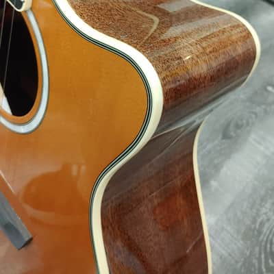 D'Angelico Excel Gramercy Vintage Natural Acoustic-Electric Guitar DAEG200VNATGP2 w/ Gig Bag image 9