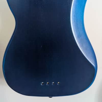 Wide Load PJ Bass - Satin Navy Burst - EMG Geezer Butler - Black Walnut Neck image 4