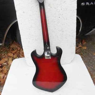 Norma EG 405-2 Guitar, 1960's, Japan, 2 Gold Foil Pu's, Cool Body Shape, Excellent Condition image 9