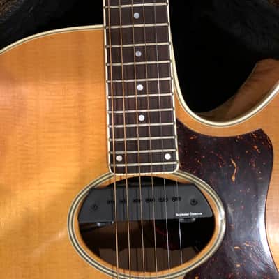 Guild F45CE vintage acoustic guitar 1980's Blonde image 4