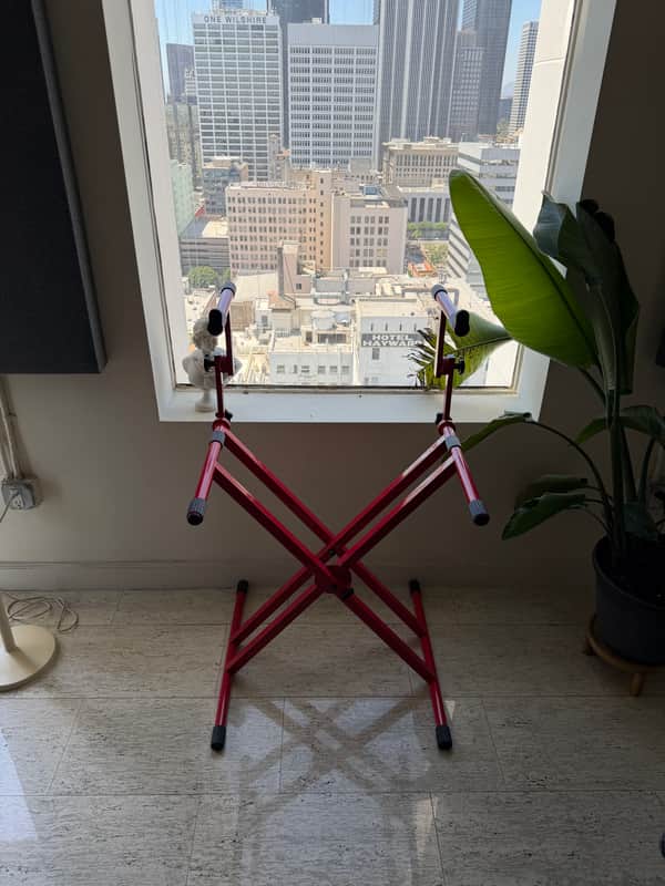 Gator Frameworks 2 Tier Keyboard Stand - Red image 1